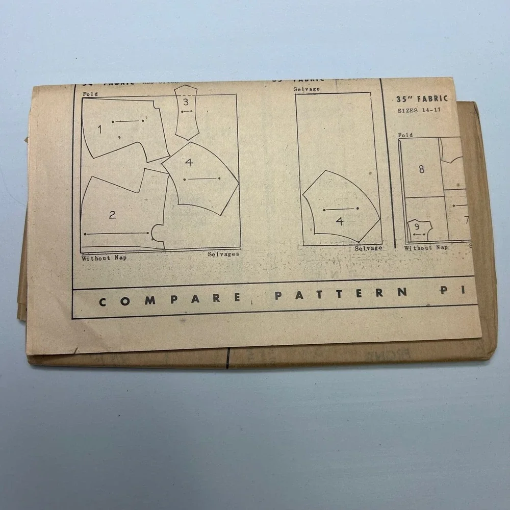 Butterick Vintage‎ Mail Order Pattern #7563 23
